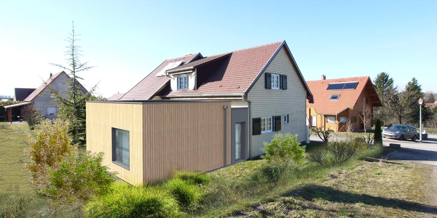 2018 – Extension d’une maison à Gougenheim (mission complète)